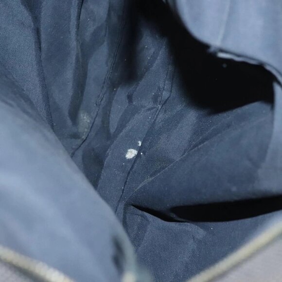 HERMES Her Line Kabas Tote Bag Canvas Gray Silver Auth BA3817 - Picture 10 of 16